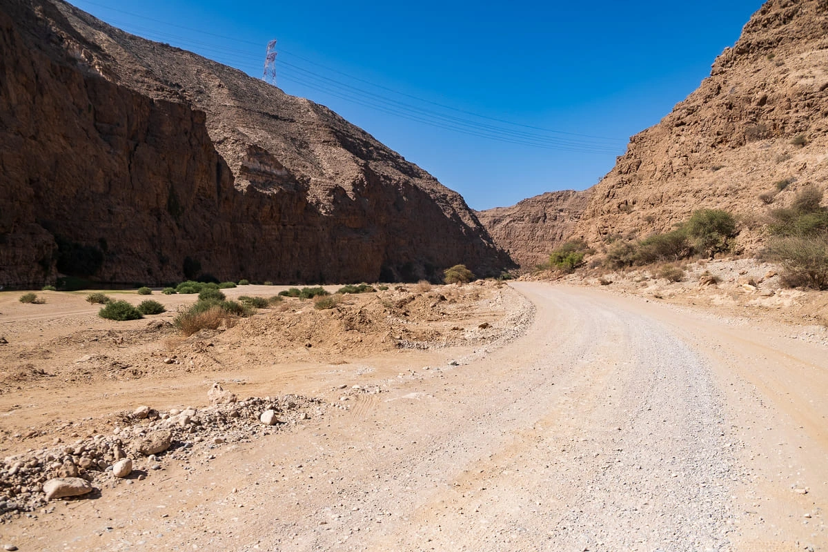 Piste vers le Wadi Al Arbeieen